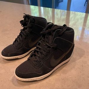 Black NIKE Wedge Women’s High Top